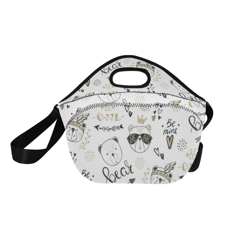 Bears - Neoprene Lunch Bag Neoprene Lunch Bag Printed Offshore