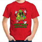 Christmas Feast Mode Activated - Kids Youth T-Shirt Red Kids Christmas T-shirt Christmas Printed In Australia