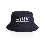Guitarist Evolution - AS Colour Bucket Hat Navy One Size As Colour Bucket Hat Music Printed In Australia