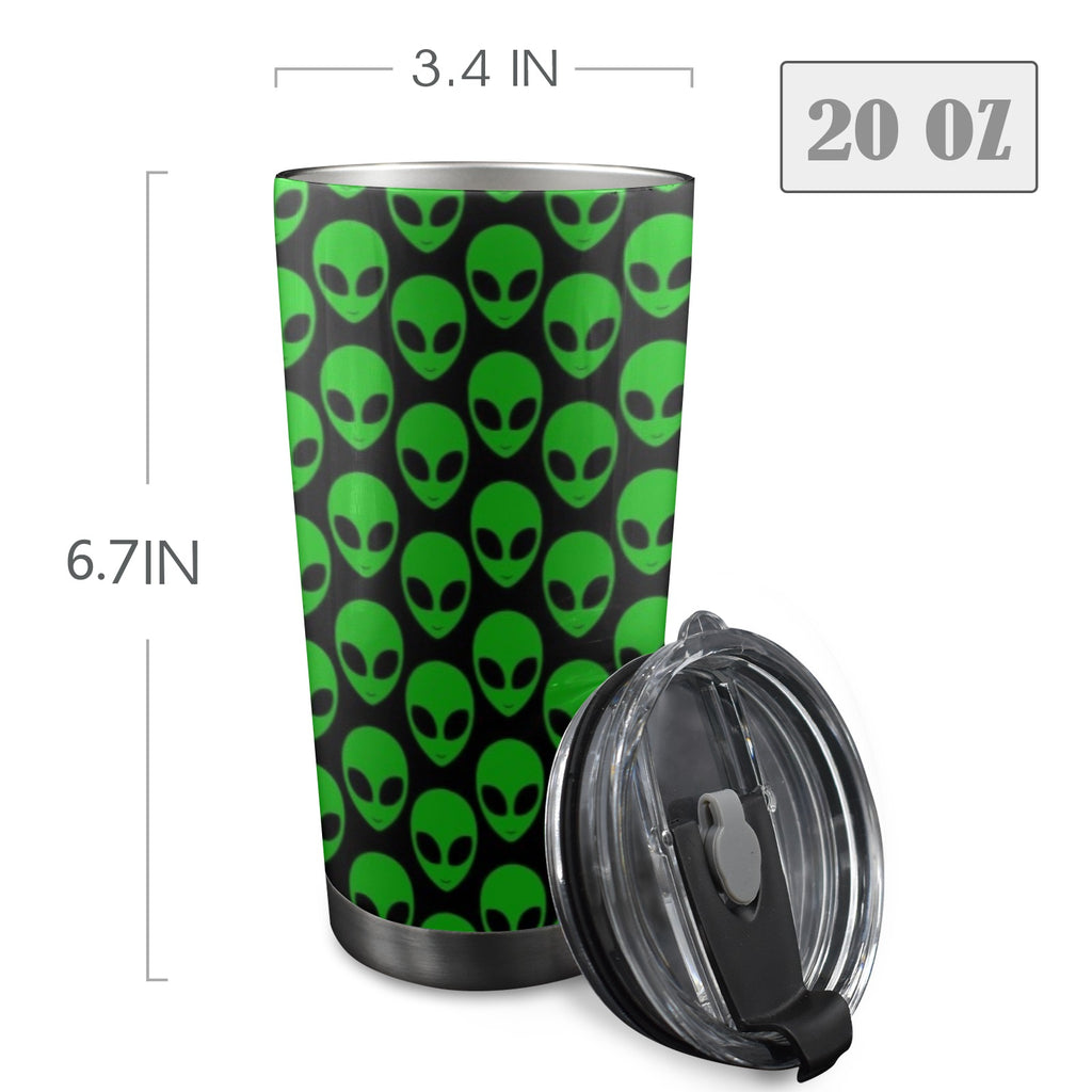 Aliens - 20oz Mobile Tumbler with Lid (Black Lock) 20oz Travel Mug Printed Offshore Sci Fi