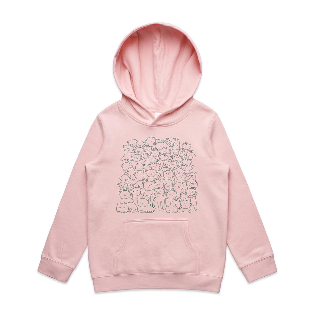 Lots And Lots Of Cats Kid's AS Colour Hoodie