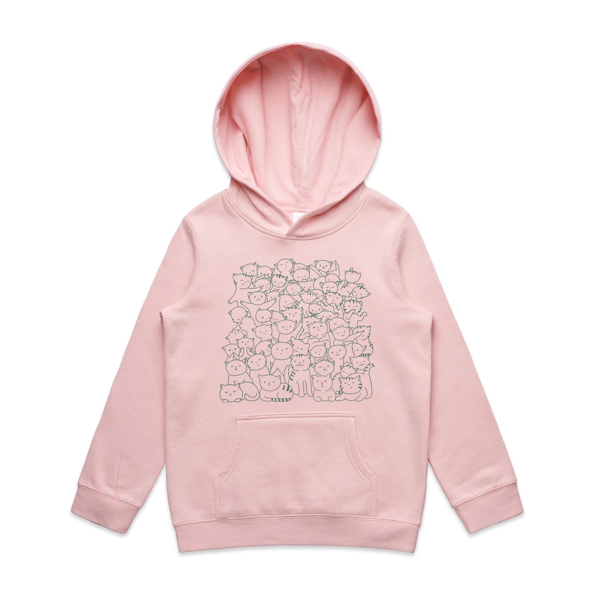 Lots And Lots Of Cats Kid's AS Colour Hoodie