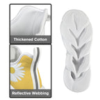 Daisies On Yellow Women's Twisted Sole Sneakers