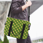 Rubber Ducks On Green Duffle Bag-Simple (Model 1715) Duffle Bag-Simple (1715)