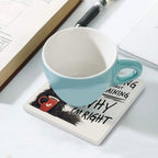 I'm Not Arguing, I'm Just Explaining Why I'm Right, Cat - Ceramic Coasters (Square) Ceramic Coasters animal Printed Offshore