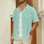 Rubber Ducks Men's Short Sleeve Hawaiian Shirt