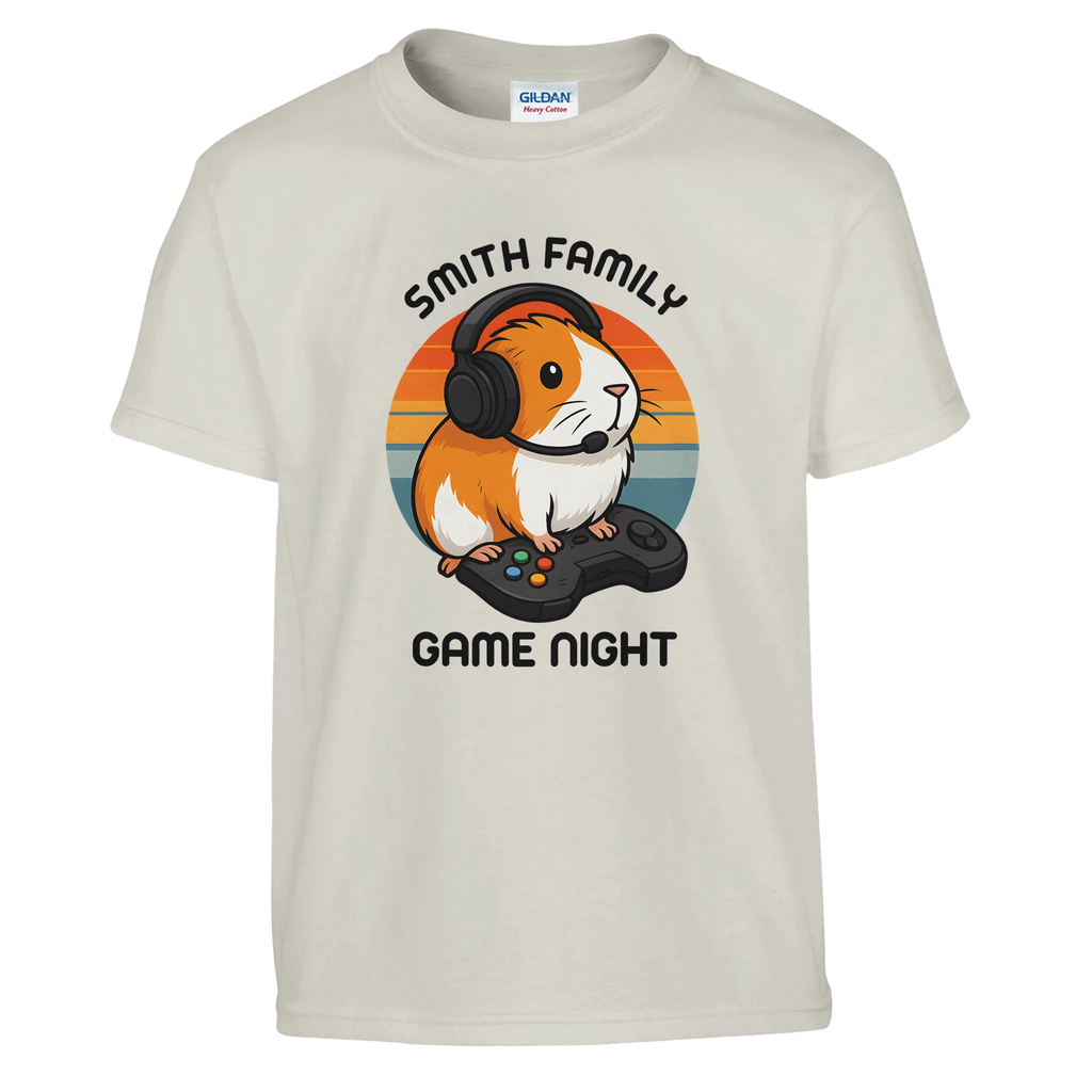 Family Game Night - Personalised Kids T-shirt L Ash Personalised Kids T-shirt