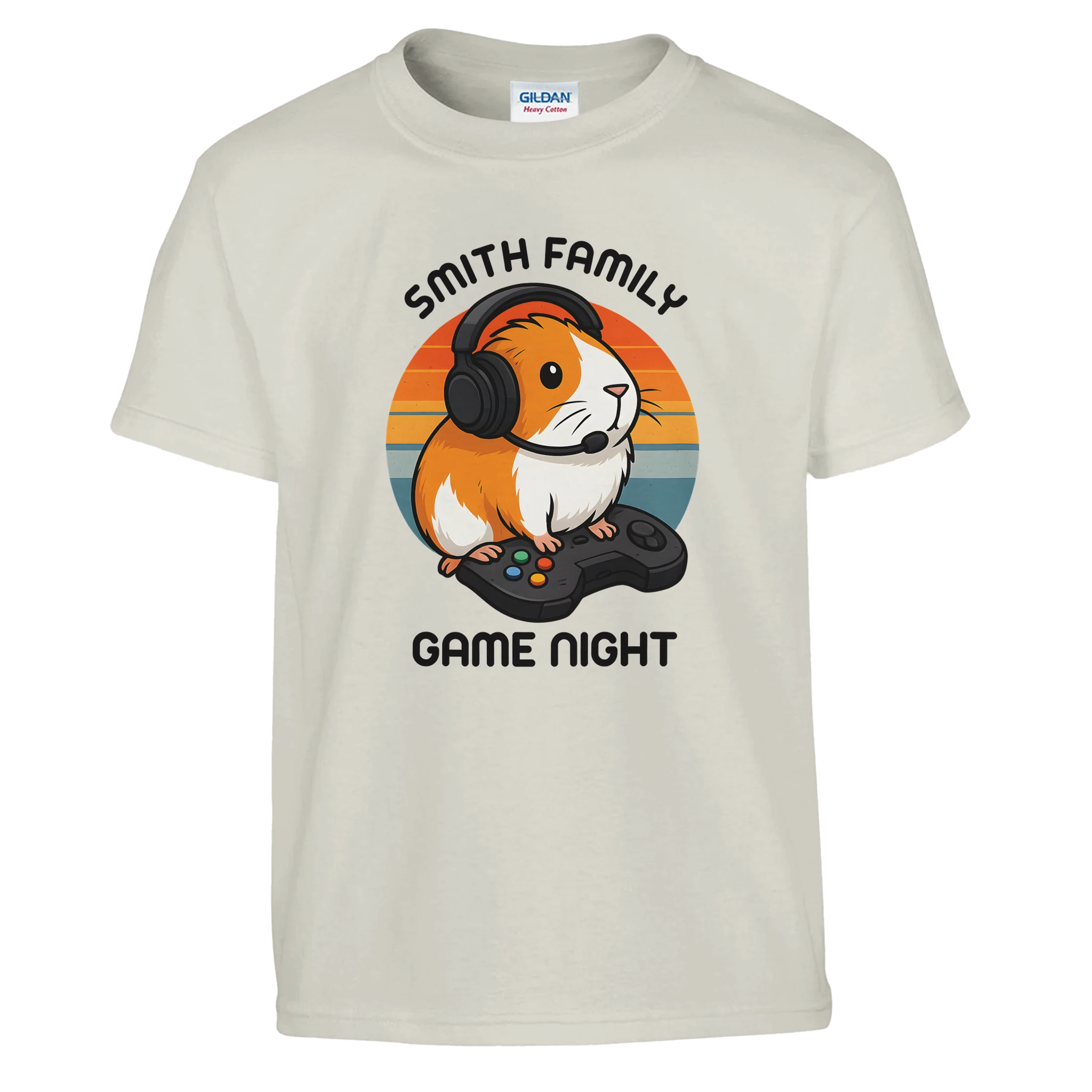 Family Game Night - Personalised Kids T-shirt L Ash Personalised Kids T-shirt
