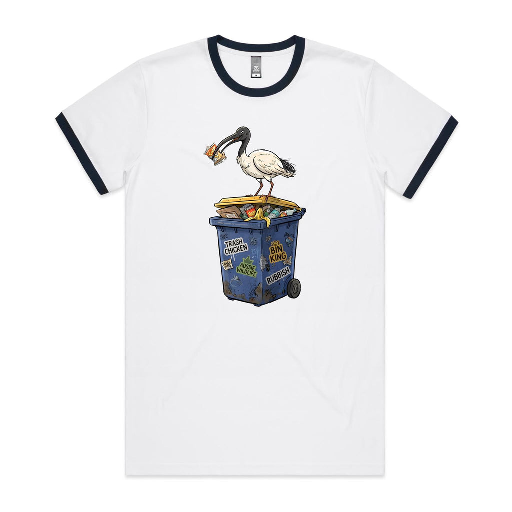 Bin Chicken Australian Ibis AS Colour Staple Ringer Tee