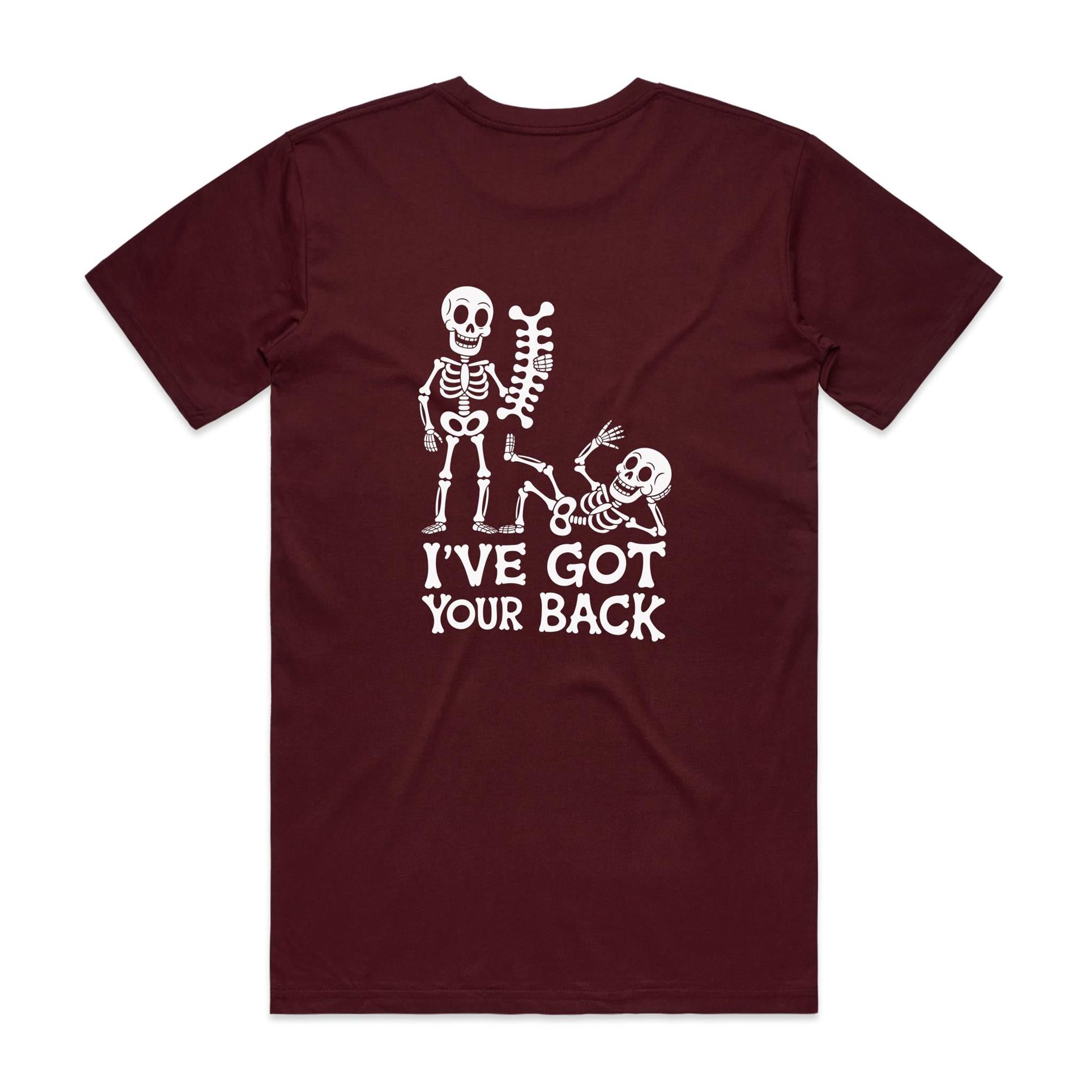 Skeleton, I've Got Your Back - Mens T-shirt