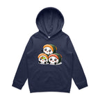 Kawaii Sushi Kids AS Colour Hoodie Midnight Blue