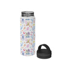 Under The Sea, Ocean Animals Stainless Steel Water Bottle, Handle Lid Stainless Steel Water Bottle With Handle Lid Globally Fulfilled Ocean