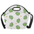 Dinosaur Fairy Neoprene Lunch Bag/Large (Model 1669) One Size Neoprene Lunch Bag animal Printed Offshore
