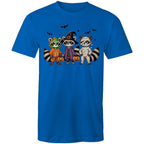 Halloween Raccoons - Mens T-Shirt Bright Royal Mens T-shirt Halloween Printed In Australia