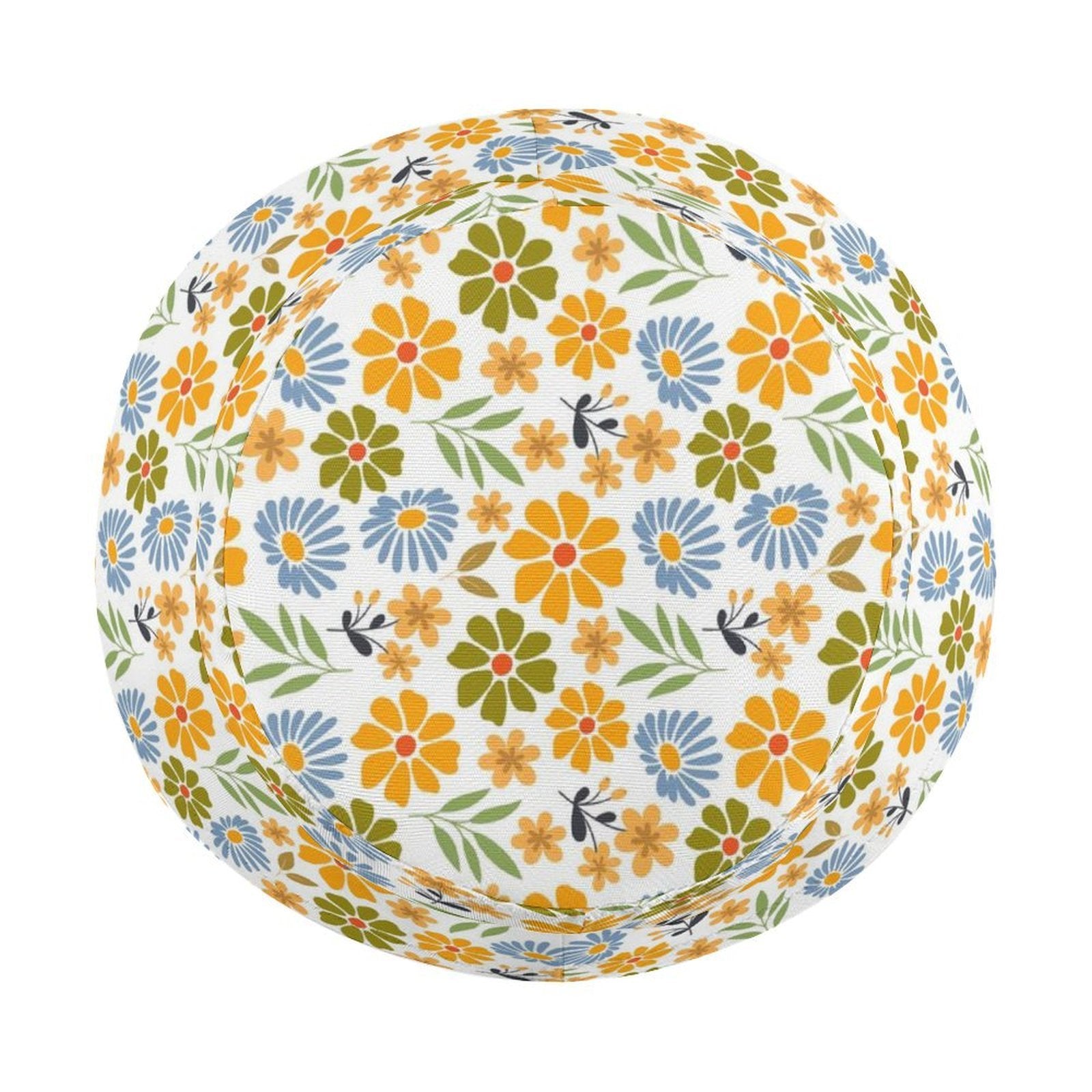 Retro Boho Flowers - Kids Bucket Hat Kids Bucket Hat Plants Printed Offshore