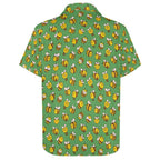 Busy Bees Women's Collared Pocketless Short Sleeve Shirt