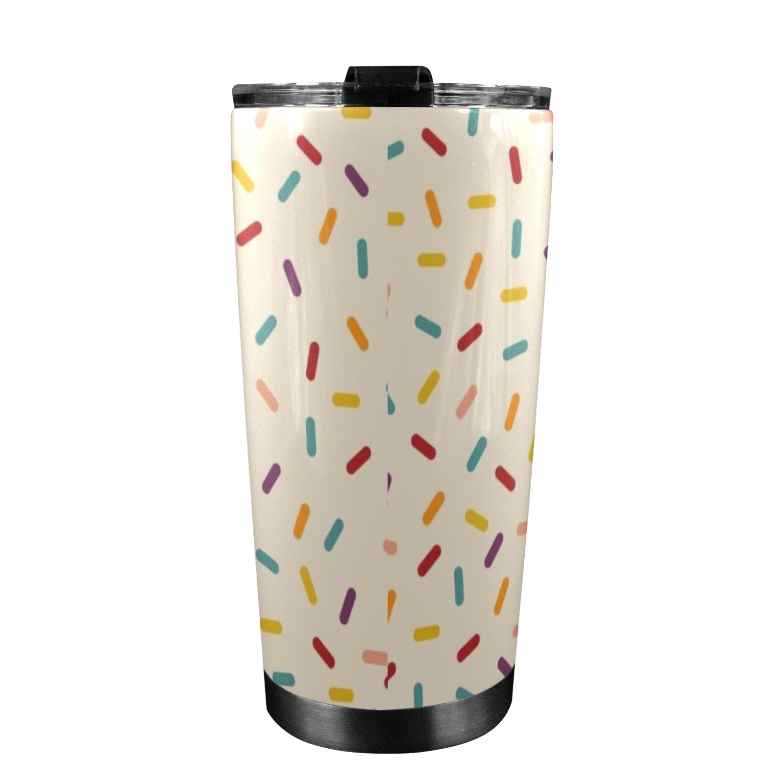 Sprinkles - 20oz Mobile Tumbler with Lid (Black Lock) 20oz Travel Mug Food Printed Offshore