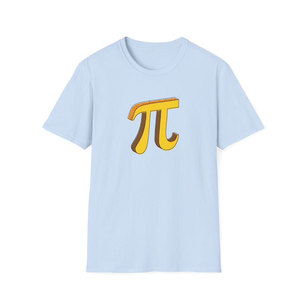 Pi Unisex Softstyle T-Shirt Light Blue Unisex Adult T-shirt Australian Printer Science