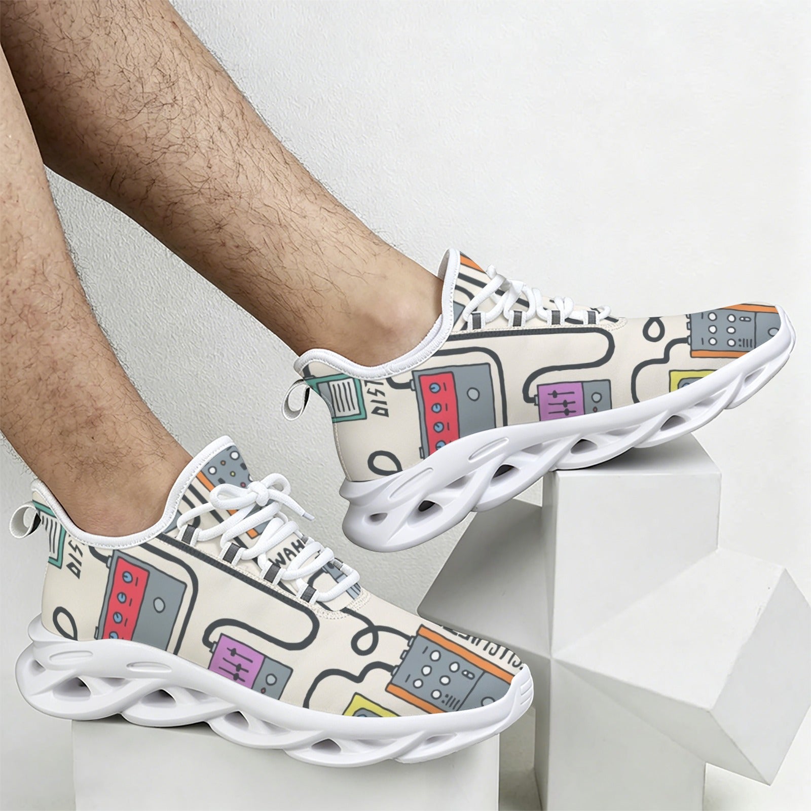 Guitar Pedals Men's Twisted Sole Sneakers