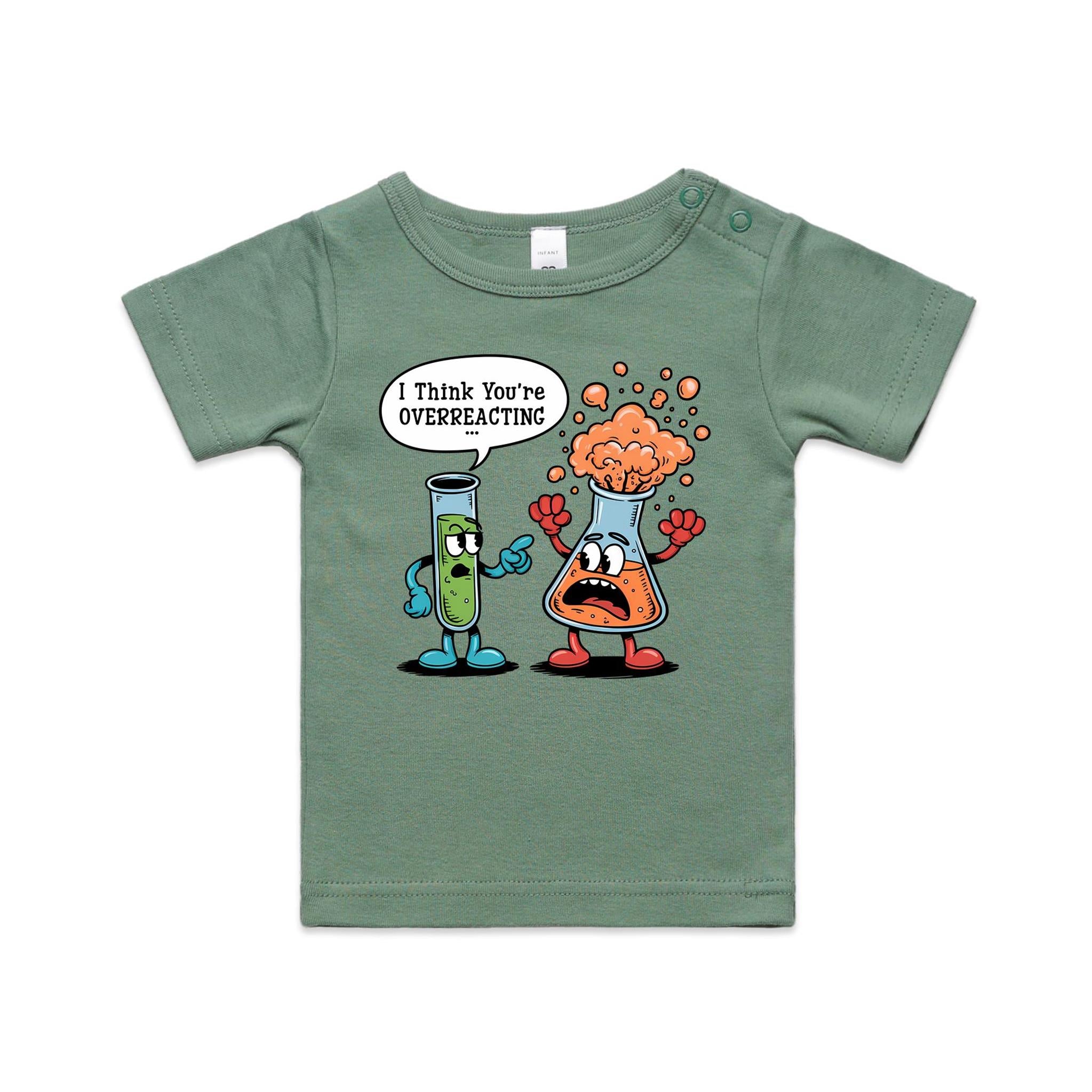 I Think You're Overreacting Chemistry AS Colour Baby T-shirt