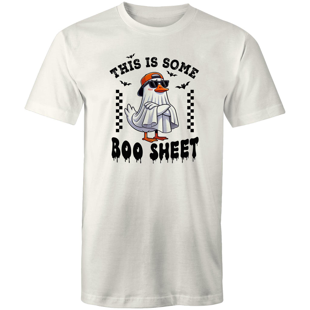 This Is Some Boo Sheet, Halloween - Mens T-Shirt Natural Mens T-shirt Halloween Printed In Australia