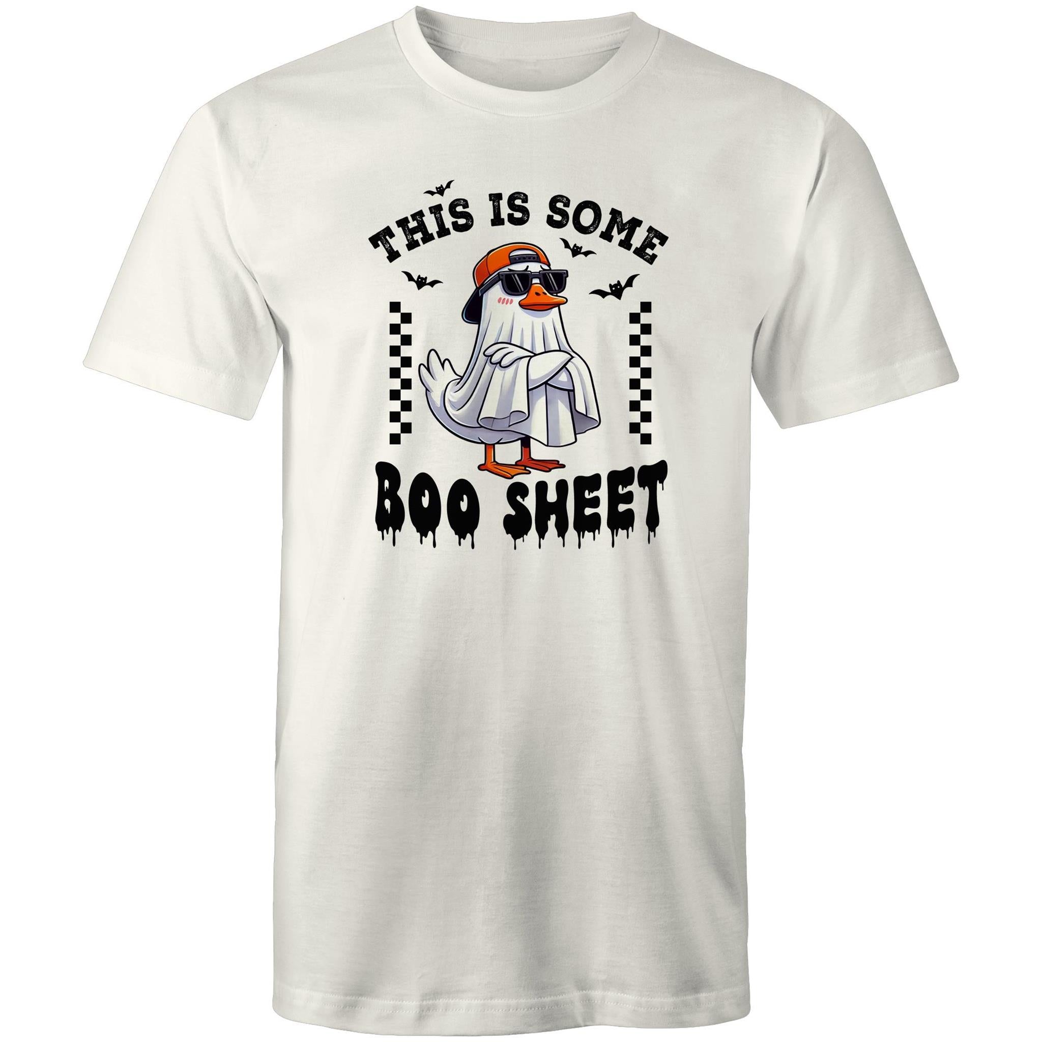 This Is Some Boo Sheet, Halloween - Mens T-Shirt Natural Mens T-shirt Halloween Printed In Australia
