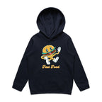 Fast Food - Kids Hoodie Navy Kids Hoodie Printed In Australia