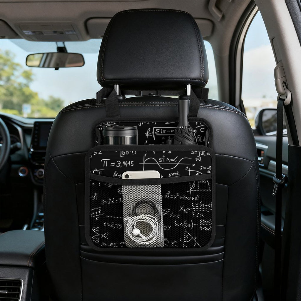 Equations Car Seat Back Organiser Car Seat Back Organiser Maths Printed Offshore