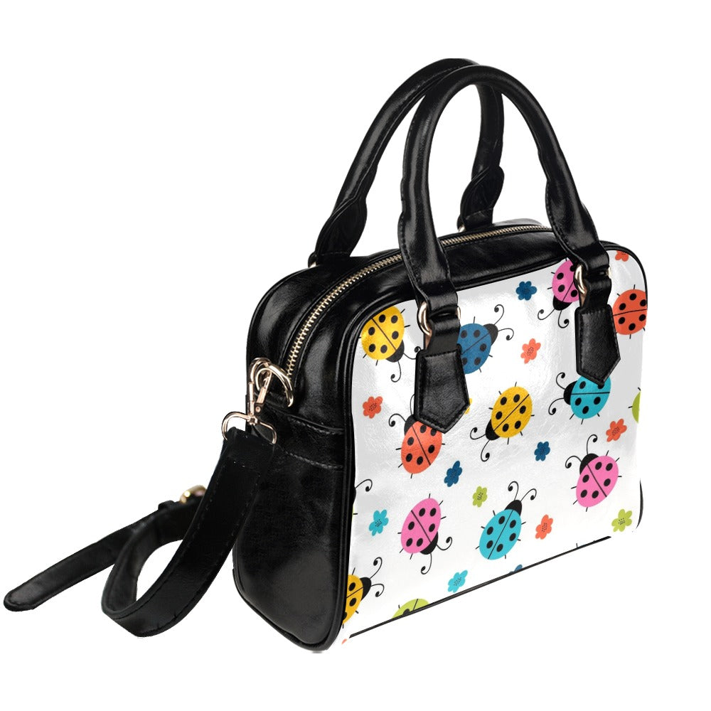 Ladybugs - Shoulder Handbag (Model 1634) Shoulder Handbags (1634)