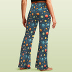 Galaxy High Waist Crossover Tummy Control Flare Leggings High Waist Flare Leggings Printed Offshore Space