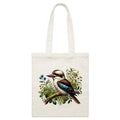 Kookaburra Parcel Canvas Tote Bag