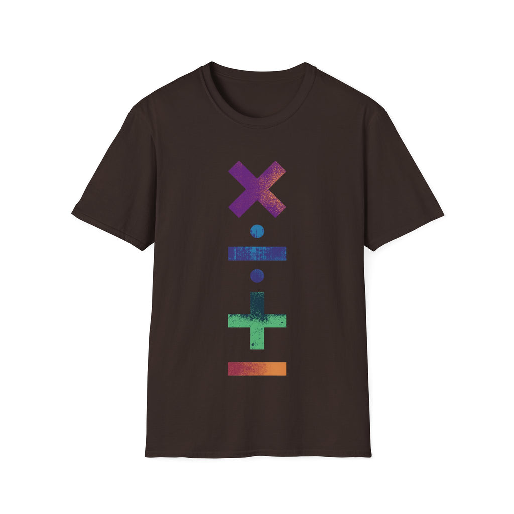 Maths Symbols - Unisex Softstyle T-Shirt