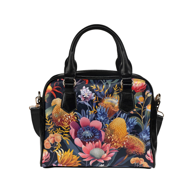 Australian Floral Shoulder Handbag One size Shoulder Handbag Australia Plants Printed Offshore