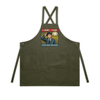 I Came, I Saw, I Forgot What I Was Doing, Retro Gentleman AS Colour Carrie Apron Army One Size Apron comic Printed In Australia