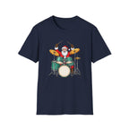 Drummer Santa - Unisex Softstyle T-Shirt