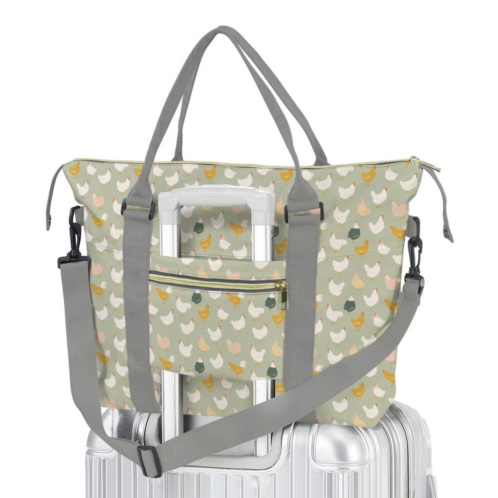 Chicken Life Duffle Bag-Simple (Model 1715) One Size Duffle Bag-Simple (1715)