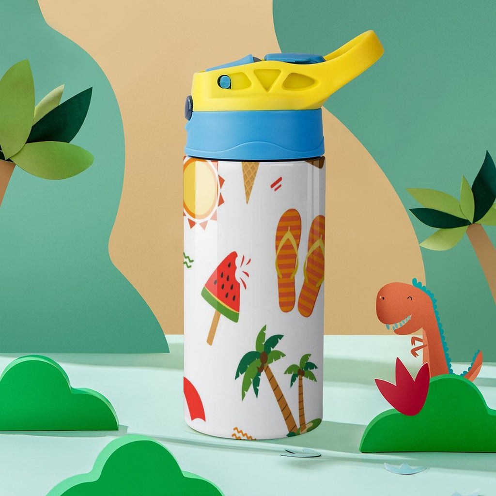 Beach Time - Little Kids Water Bottle Little Kids Water Bottle Printed Offshore Summer