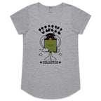 Vinyl Collector, Records - Womens Scoop Neck T-Shirt Grey Marle Womens Scoop Neck T-shirt Music Printed In Australia Retro