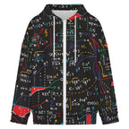 Colourful Maths Formulas Women's Full-Zip Hoodie