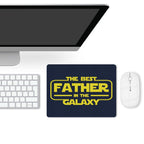 Best Father In The Galaxy - Leather Mouse Pad Leather Mouse Pad Dad Printed Offshore Space