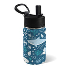 Sharks 12oz Kids Water Bottle with Straw Lid