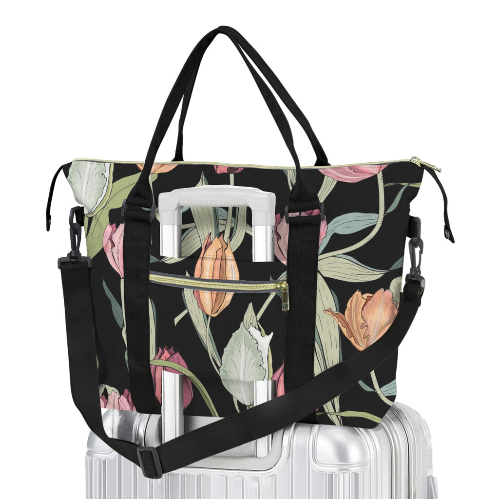 Tulips Duffle Bag-Simple (Model 1715) One Size Duffle Bag-Simple (1715)
