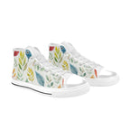 Autumn Leaves - Men's High Top Canvas Shoes