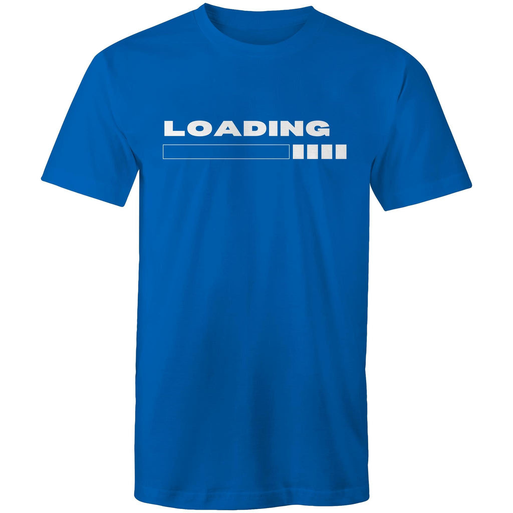 Loading - Mens T-Shirt Bright Royal Mens T-shirt Printed In Australia