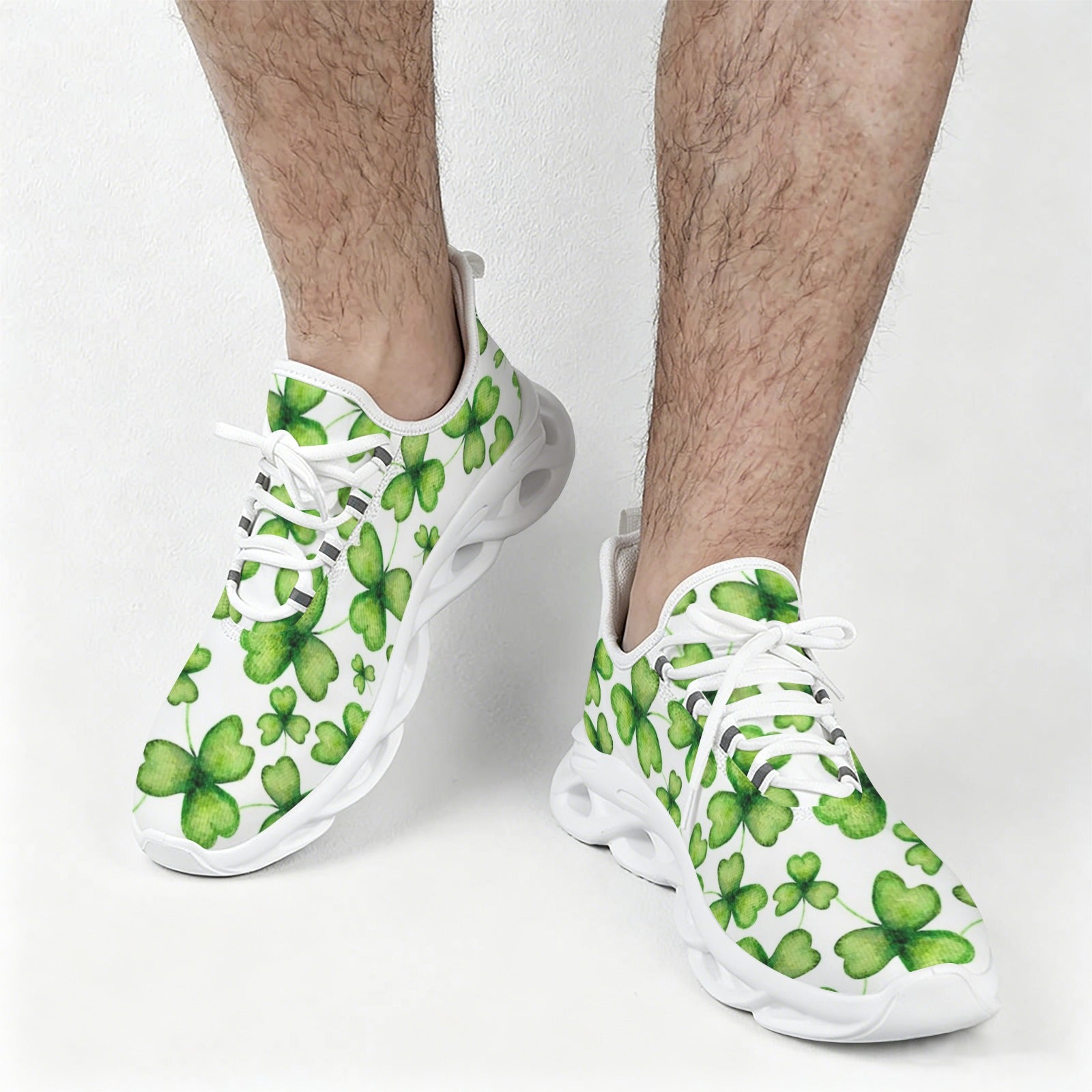 Three Leaf Clover Men's Twisted Sole Sneakers