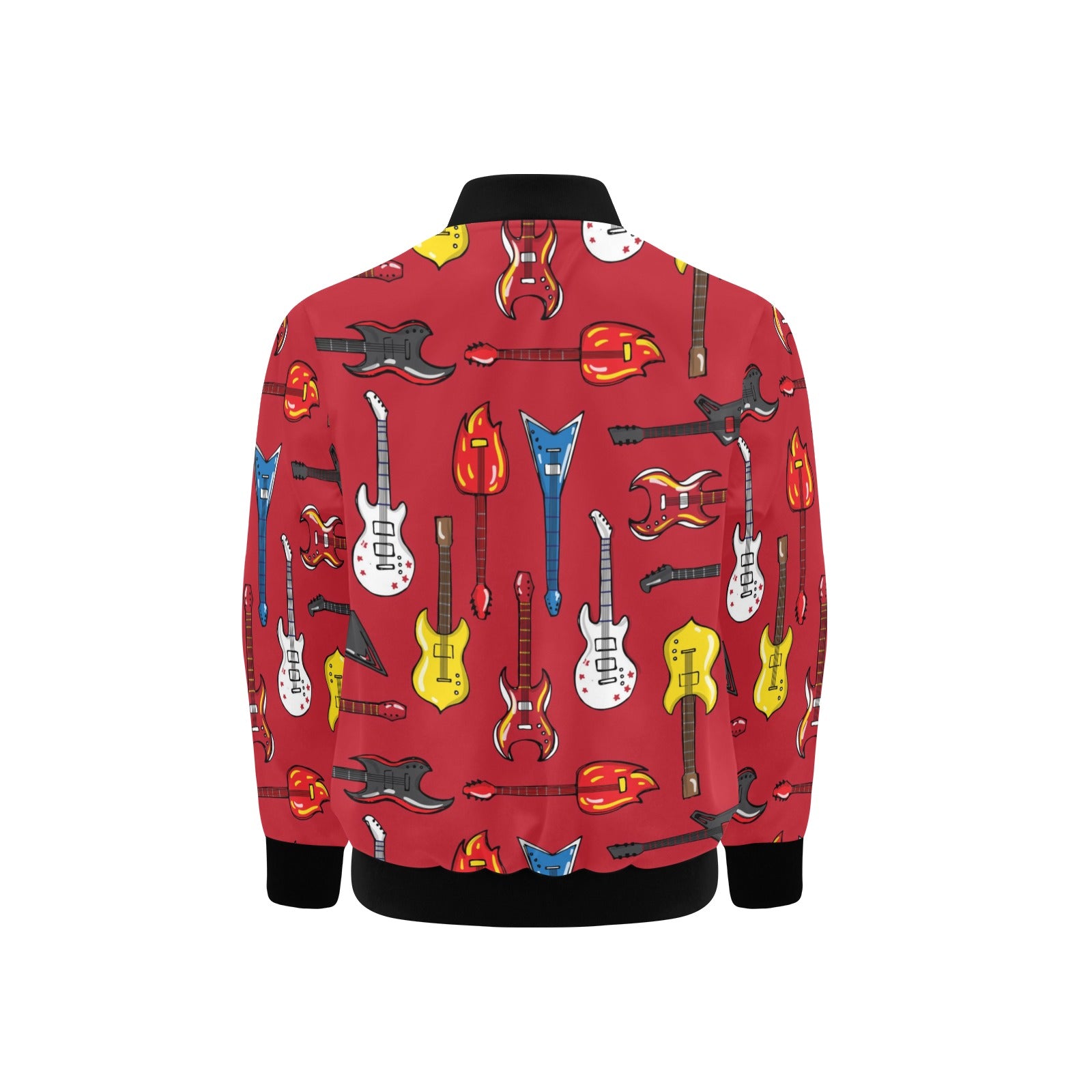 Guitars Kids Bomber Jacket Kids Bomber Jacket Music Printed Offshore