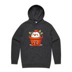 Chicken Pot Pi - Mens Hoodie Asphalt Marle Mens Hoodie animal Food Maths Printed In Australia