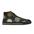 Planets - Kids' High Top Canvas Shoes Kids High Top Canvas Shoes Printed Offshore Space