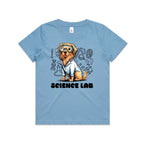 Science Lab, Dog Kids AS Colour T-shirt