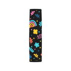 Rainbows And Flowers Car Seat Belt Cover 7''x10'' (Pack of 2) Car Seat Belt Cover 7x10 (Pack of 2) Plants Printed Offshore